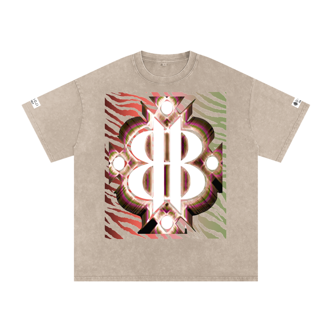 BOOJI ITALY WILD INFLUENCE KNIFE SNOW WASHED T-SHIRT