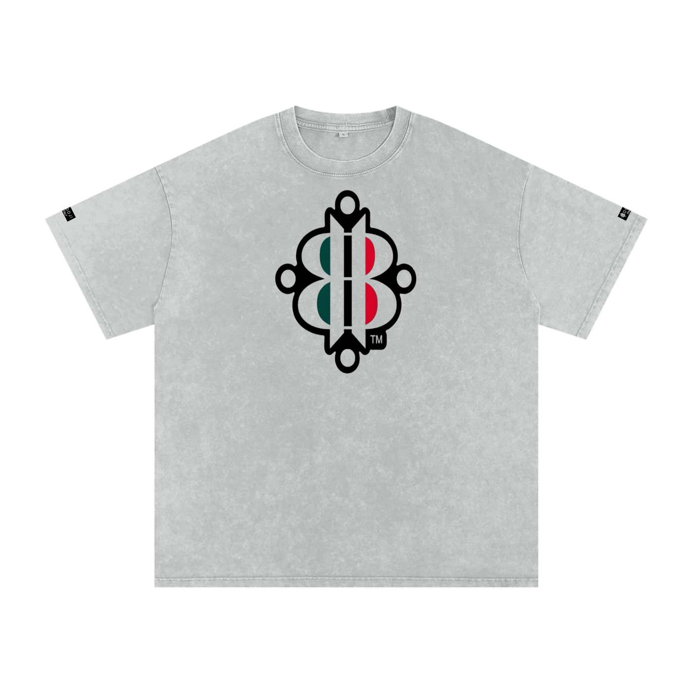 BOOJI ITALY "FLY DENIM MFR." SNOW WASHED T-SHIRT