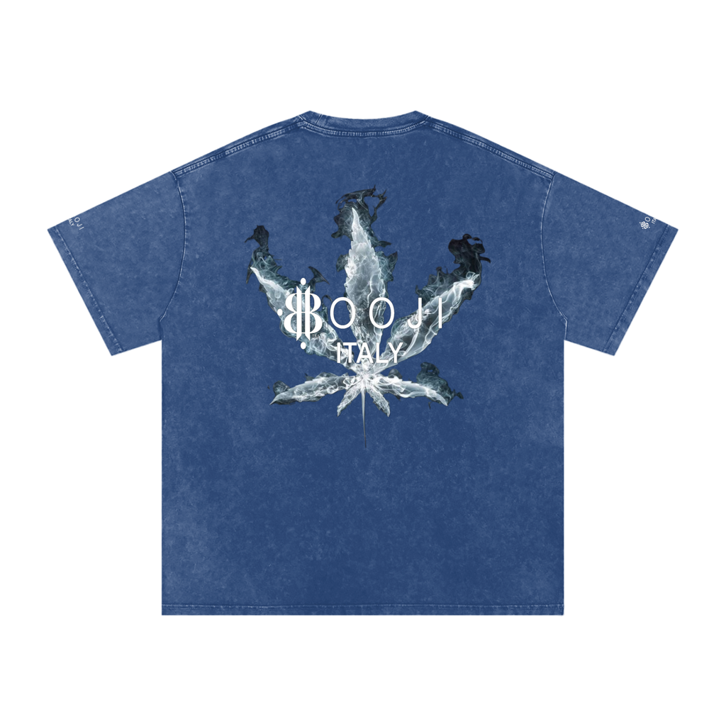 BOOJI ITALY "SMOKES COLLECTION" SNOW WASHED T-SHIRT
