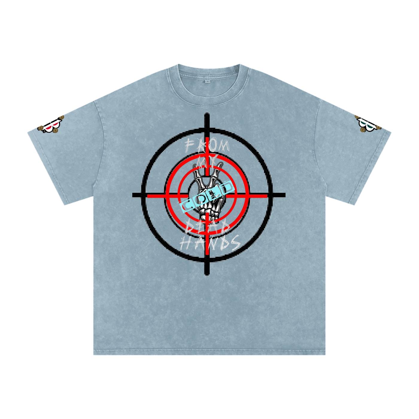 BOOJI ITALY CLICK BANG COLLECTION MENS SNOW WASHED T-SHIRT