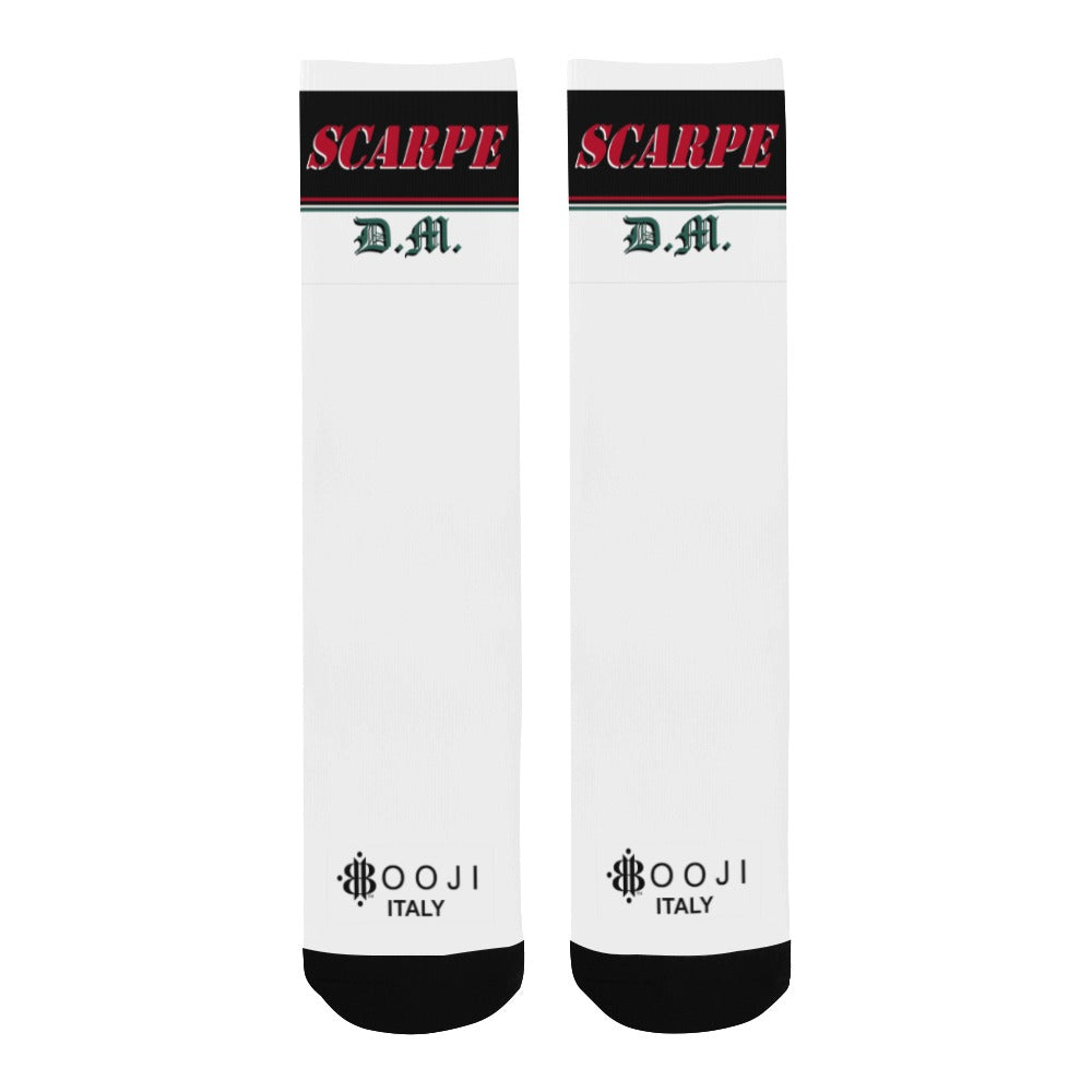 BOOJI ITALY SCARPE DM COLLECTION WHITE TUBE SOCKS