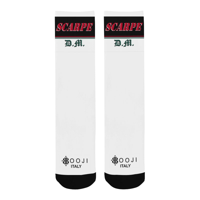 BOOJI ITALY SCARPE DM COLLECTION WHITE TUBE SOCKS