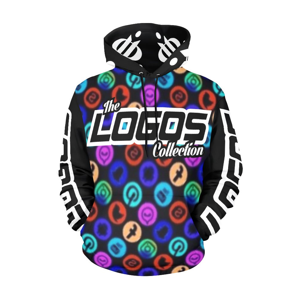 LOGOS INVERT LIMITED EDITION HOODIE Men's All Over Print Hoodie (USA Size) (Model H13)