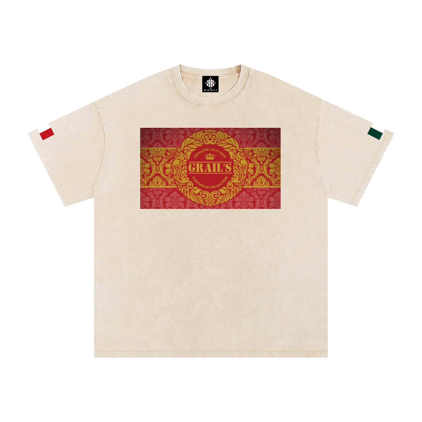 BOOJI ITALY GRAIL'S COLLECTION SNOW WASHED T-SHIRT