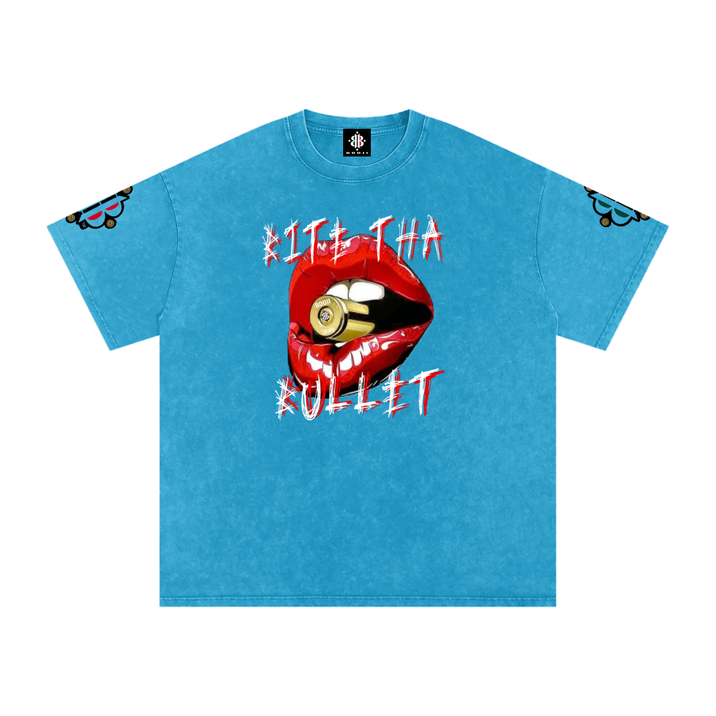 BOOJI ITALY BITE THA BULLET SNOW WASHED T-SHIRT