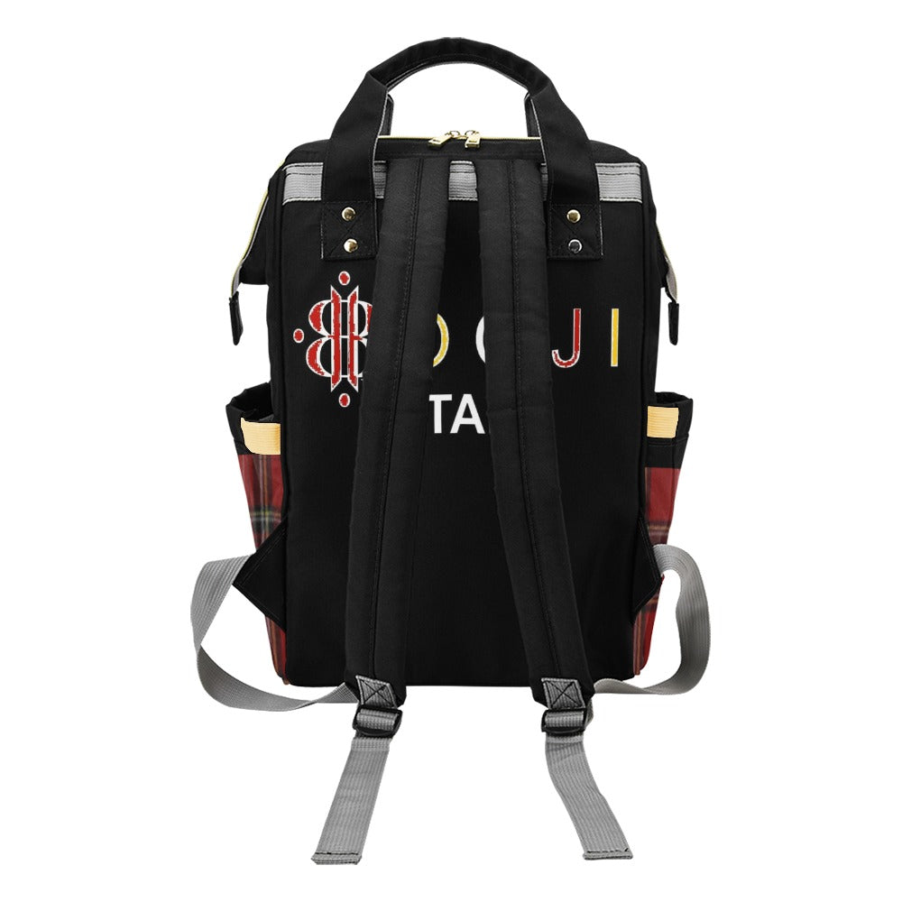 BOOJI ITALY ESCI'S COLLECTION CANVAS & LEATHER DELUXE BACKPACK