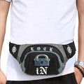 BOOJI ITALY LOCK IN COLLECTION BLACK WAIST BAG