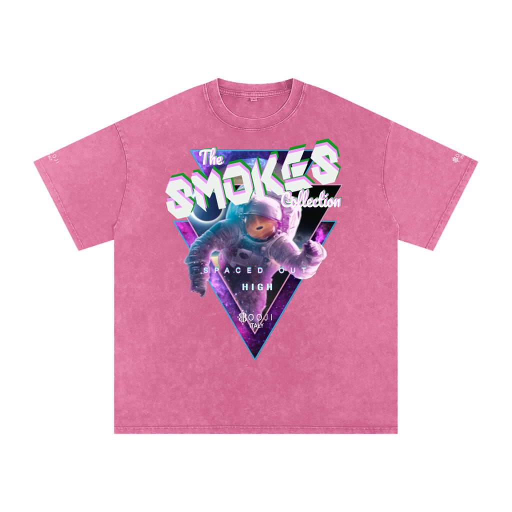 BOOJI ITALY "SMOKES COLLECTION" SNOW WASHED T-SHIRT