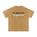 BOOJI ITALY "FLY DENIM MFR." SNOW WASHED T-SHIRT