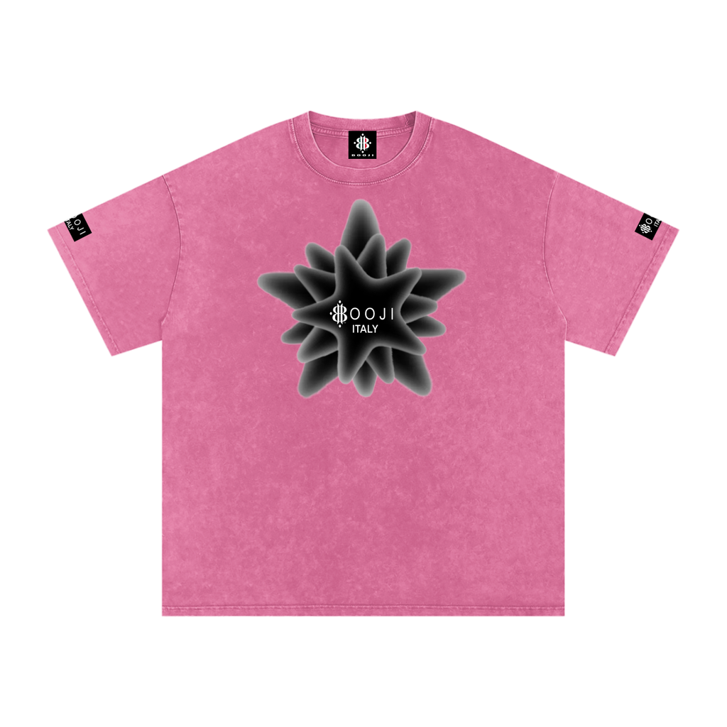 BOOJI ITALY MAGADIGS COLLECTION LOGO SNOW WASHED T-SHIRT