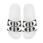 BOOJI ITALY MAGADIGS COLLECTION MEN'S WHITE SOLE SLIDES