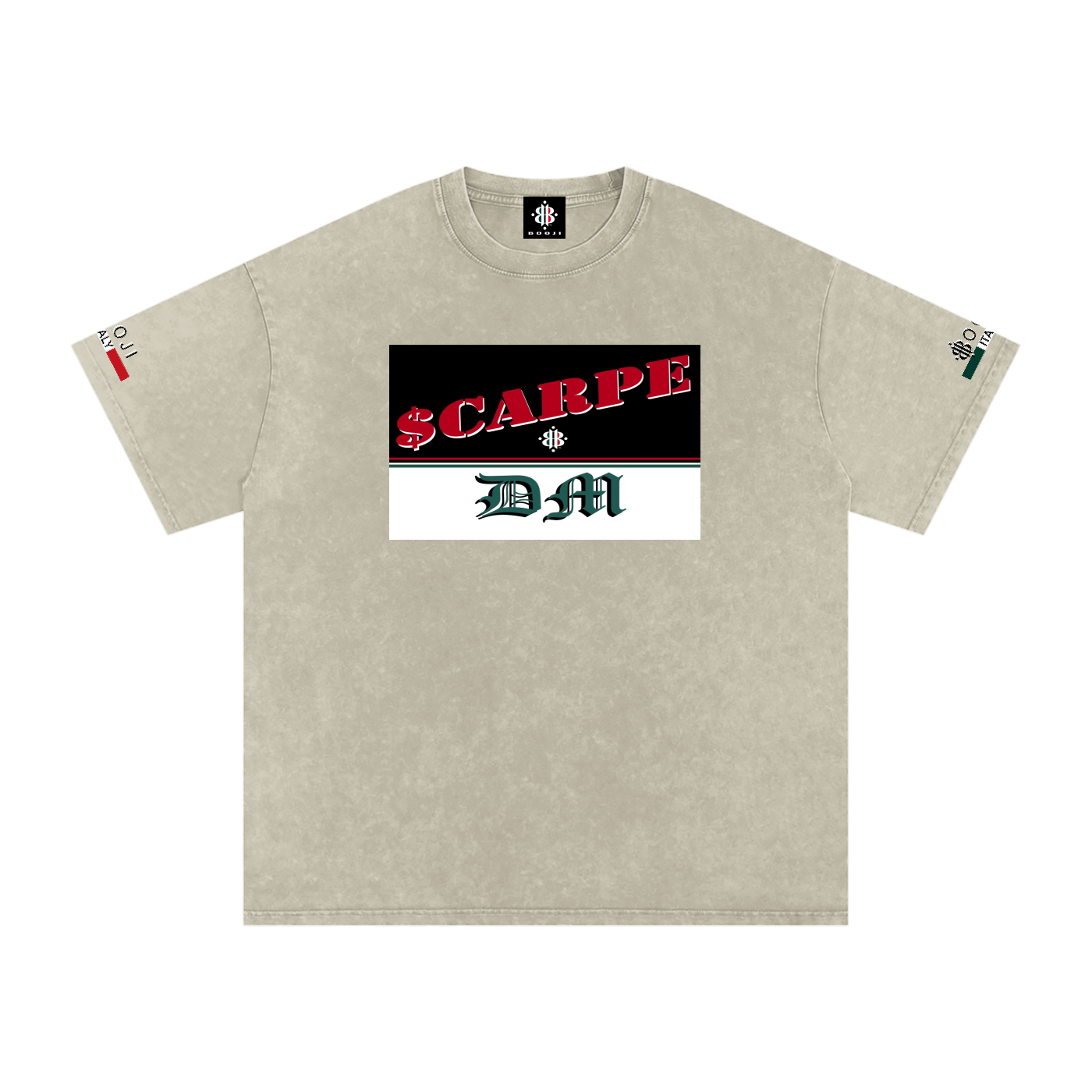 BOOJI ITALY SCARPE DM COLLECTION SNOW WASHED T-SHIRT