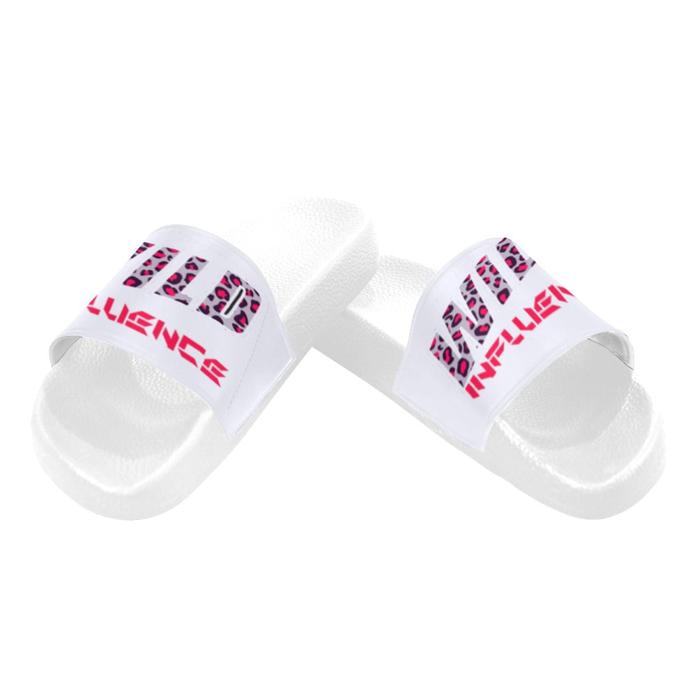 BOOJI ITALY WILD INFLUENCE COLLECTION IN WHITE MEN'S WHITE SOLE SLIDES
