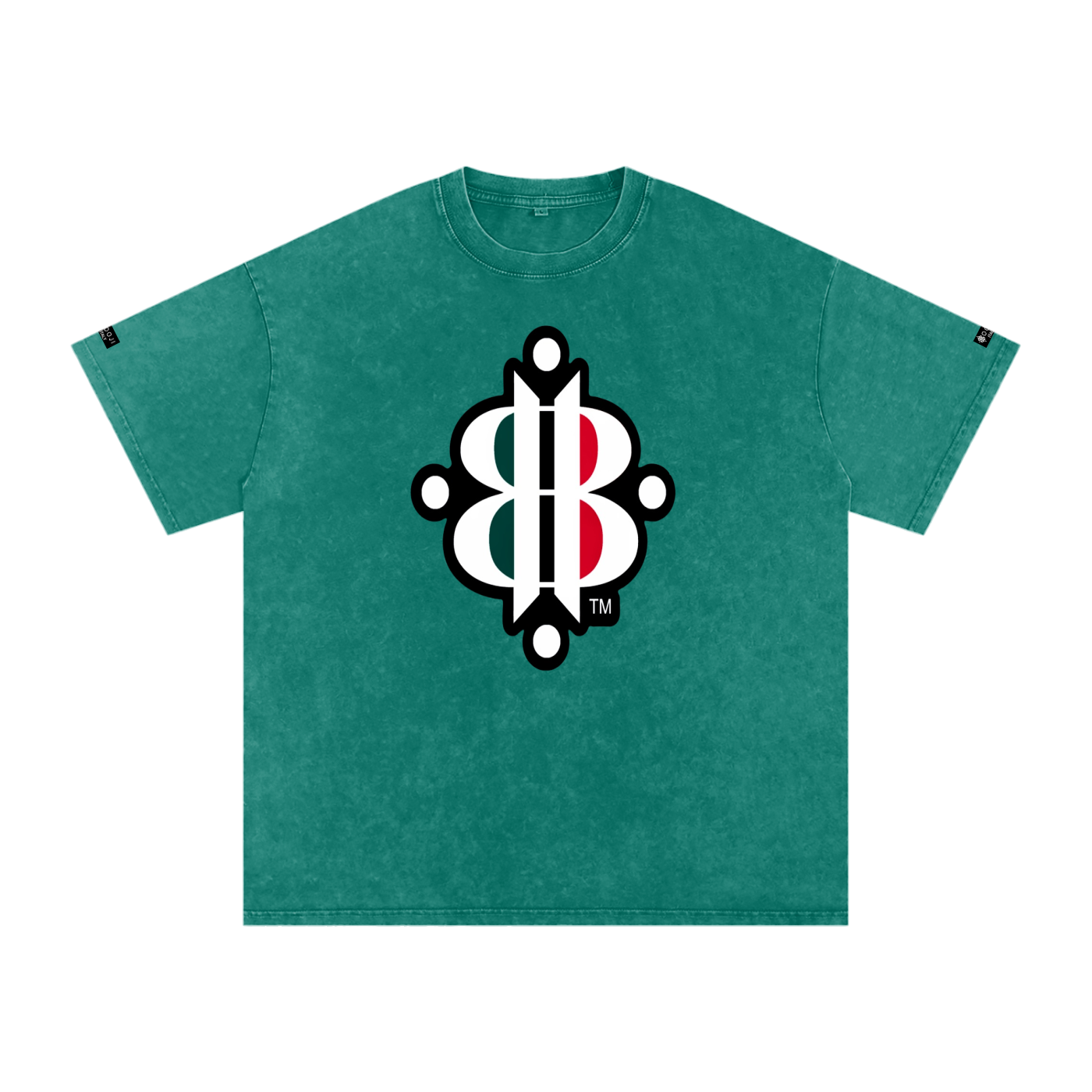 BOOJI ITALY "FLY DENIM MFR." SNOW WASHED T-SHIRT