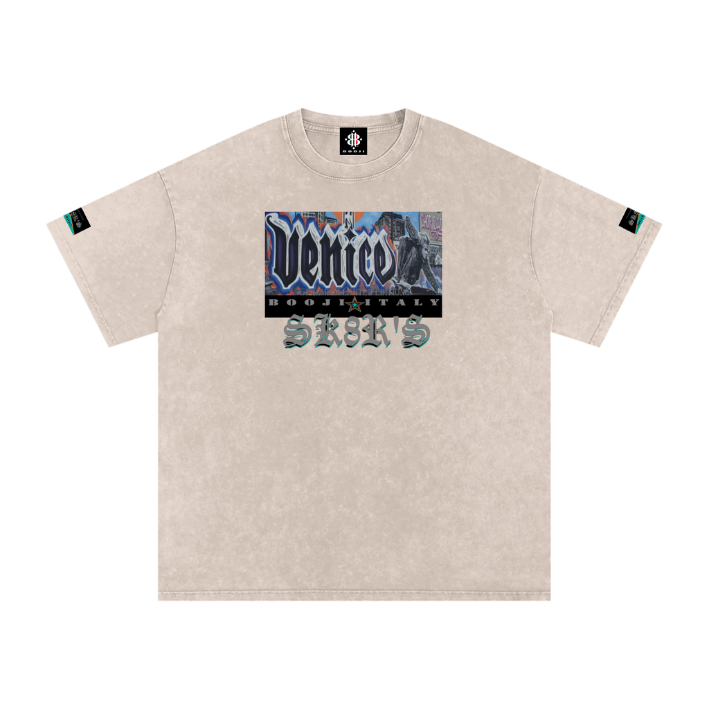 BOOJI ITALY SK8R'S COLLECTION SNOW WASHED T-SHIRT