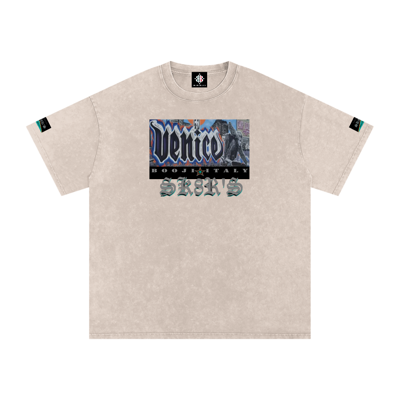 BOOJI ITALY SK8R'S COLLECTION SNOW WASHED T-SHIRT