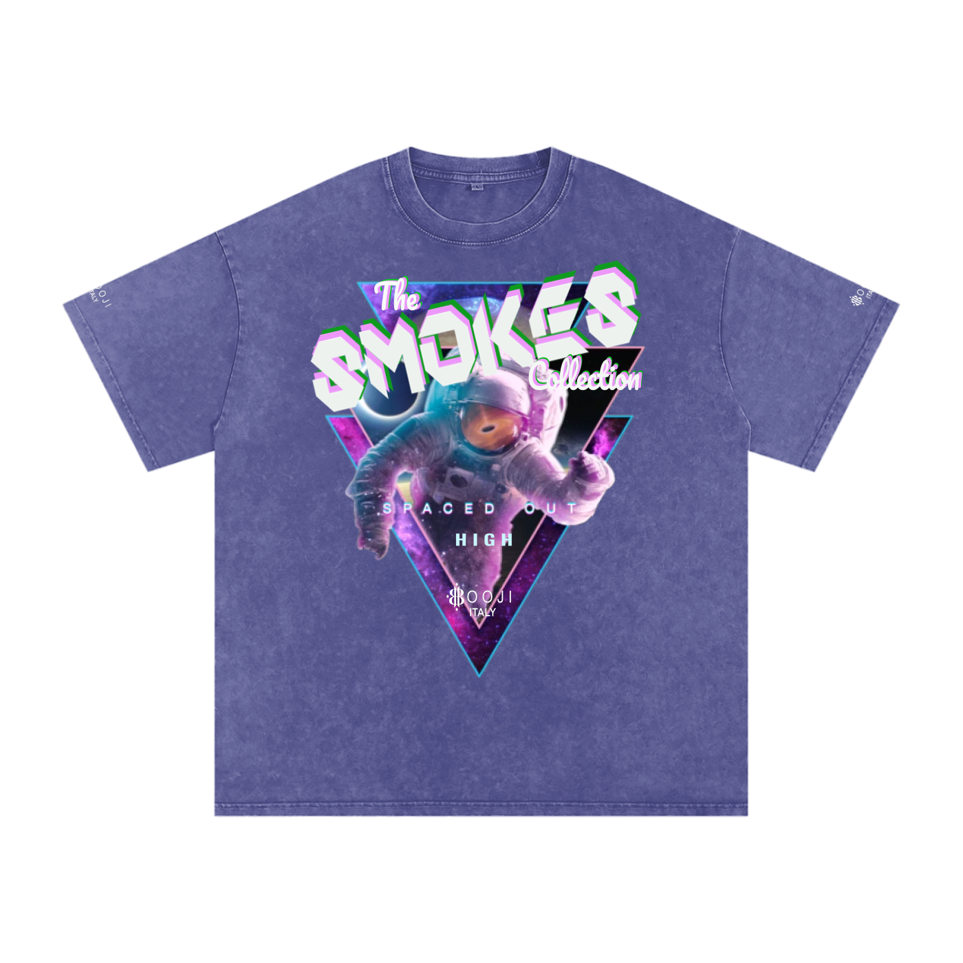 BOOJI ITALY "SMOKES COLLECTION" SNOW WASHED T-SHIRT