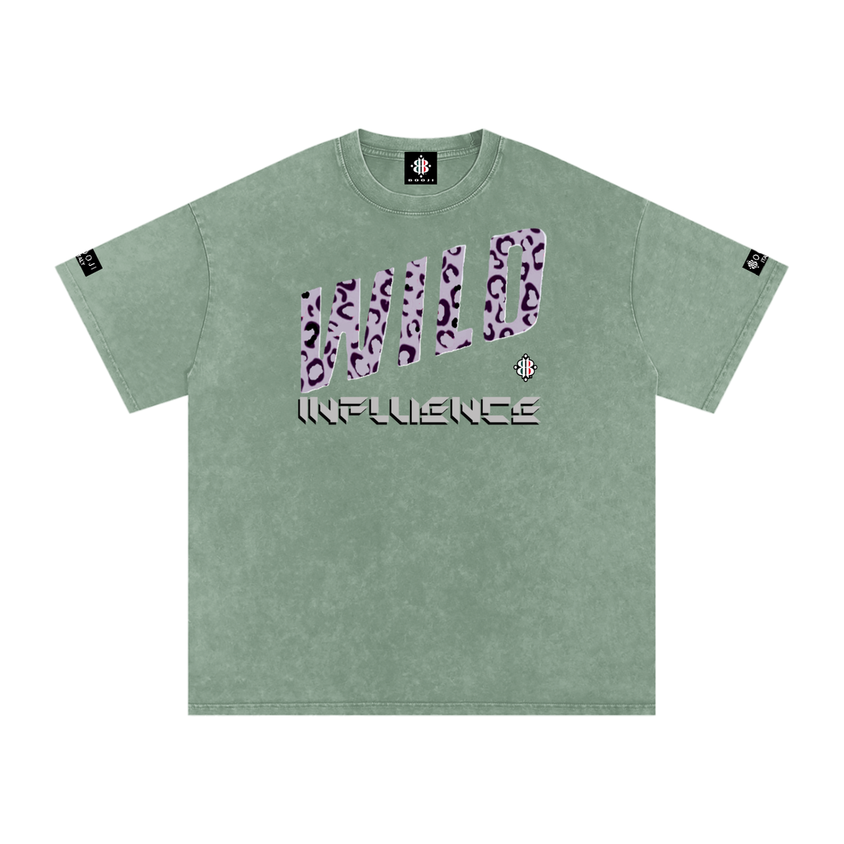 BOOJI ITALY WILD INFLUENCE COLLECTION SNOW WASHED T-SHIRT