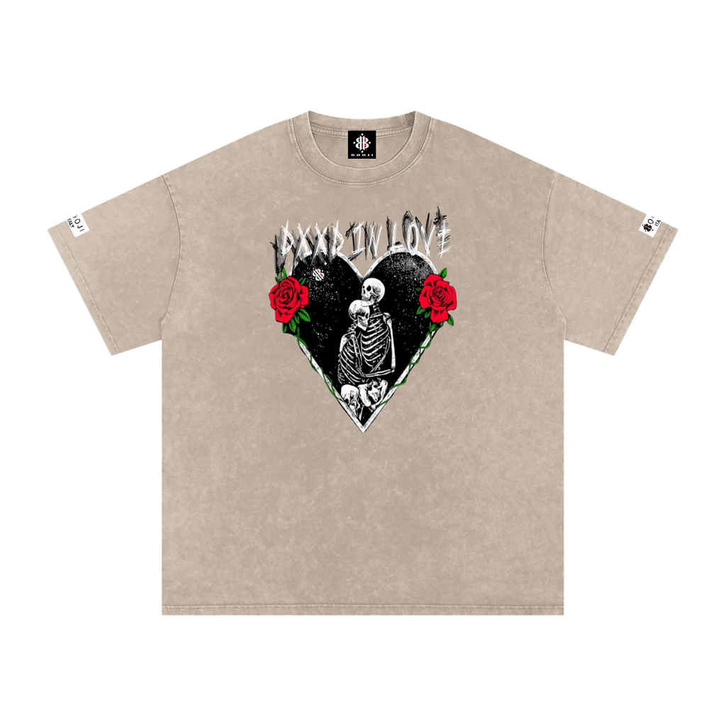 BOOJI ITALY DXXD IN LOVE SNOW WASHED T-SHIRT