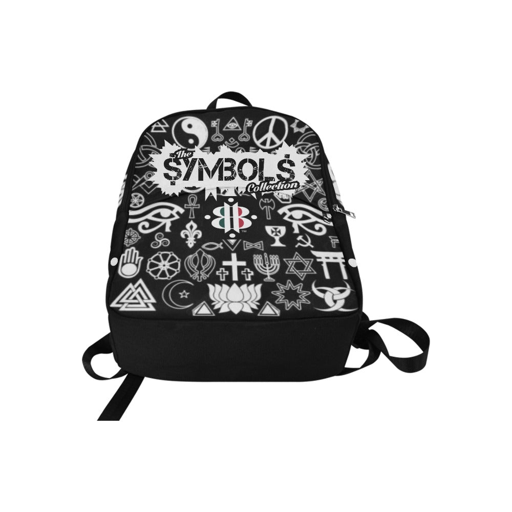 BOOJI ITALY "SYMBOLS COLLECTION" BLACK CASUAL BACKPACK