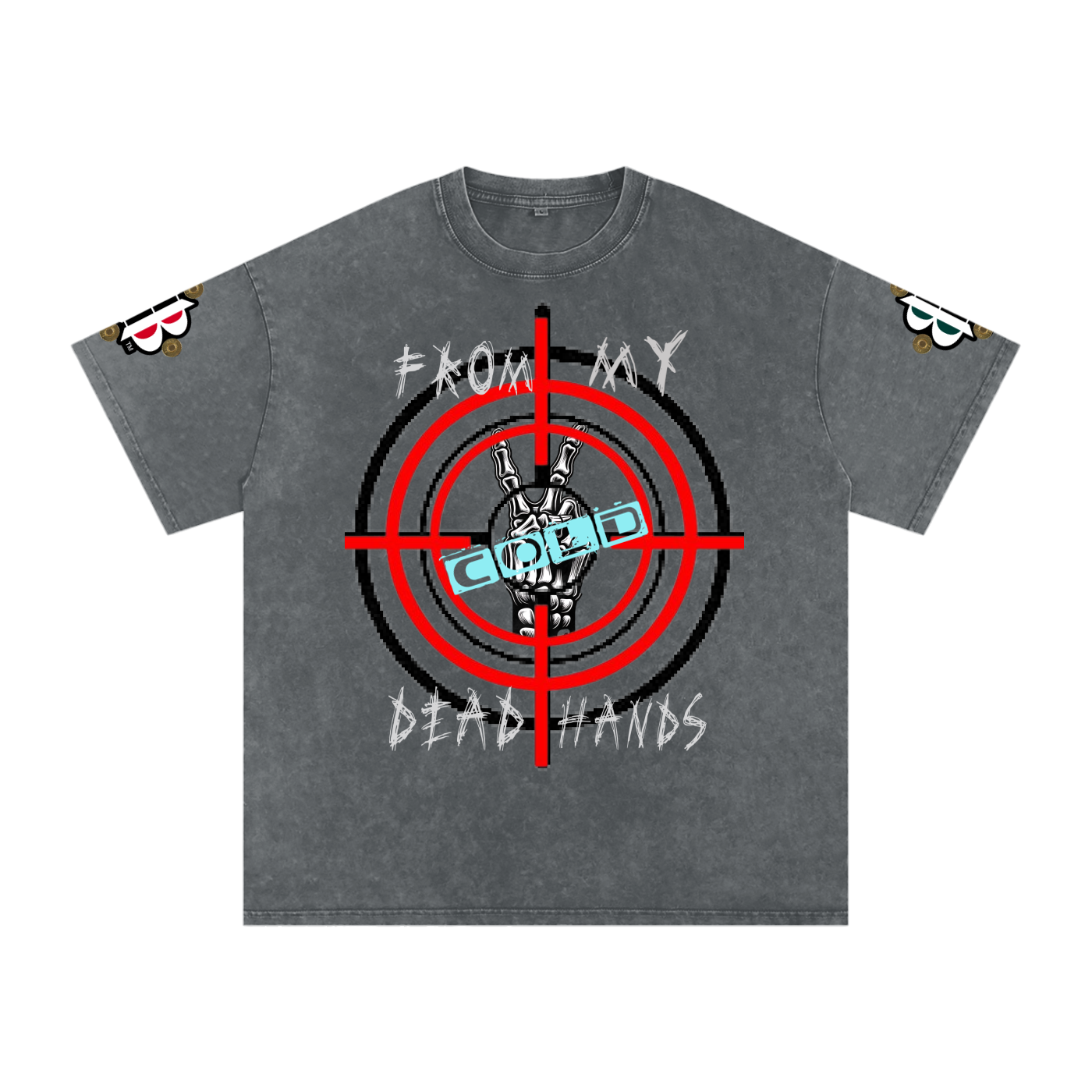 BOOJI ITALY "CLICK BANG COLLECTION" SNOW WASHED T-SHIRT