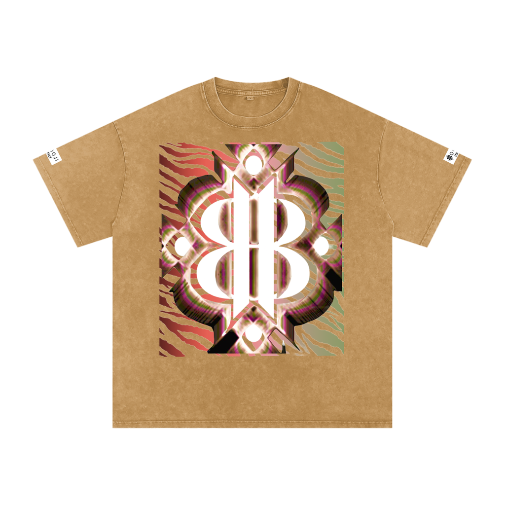 BOOJI ITALY "WILD INFLUENCE" LINE SNOW WASHED T-SHIRT