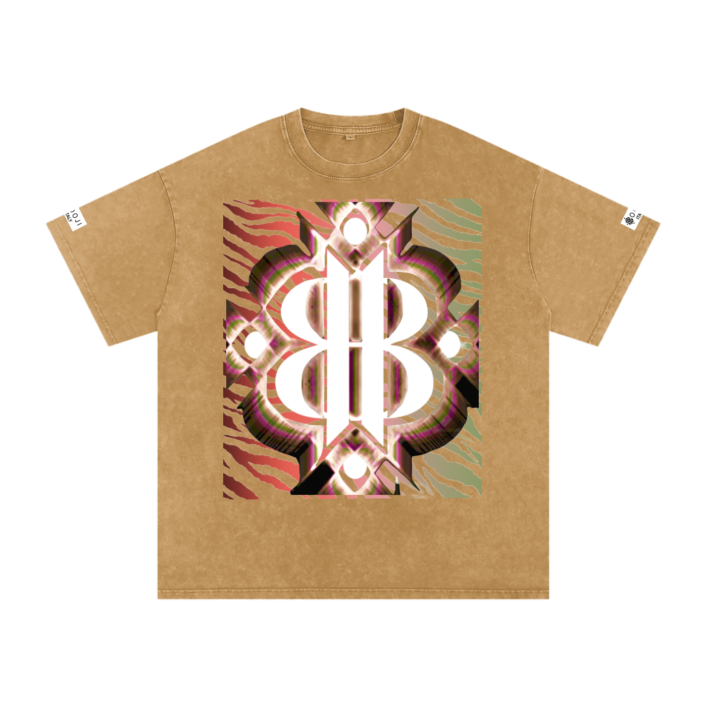 BOOJI ITALY "WILD INFLUENCE" LINE SNOW WASHED T-SHIRT