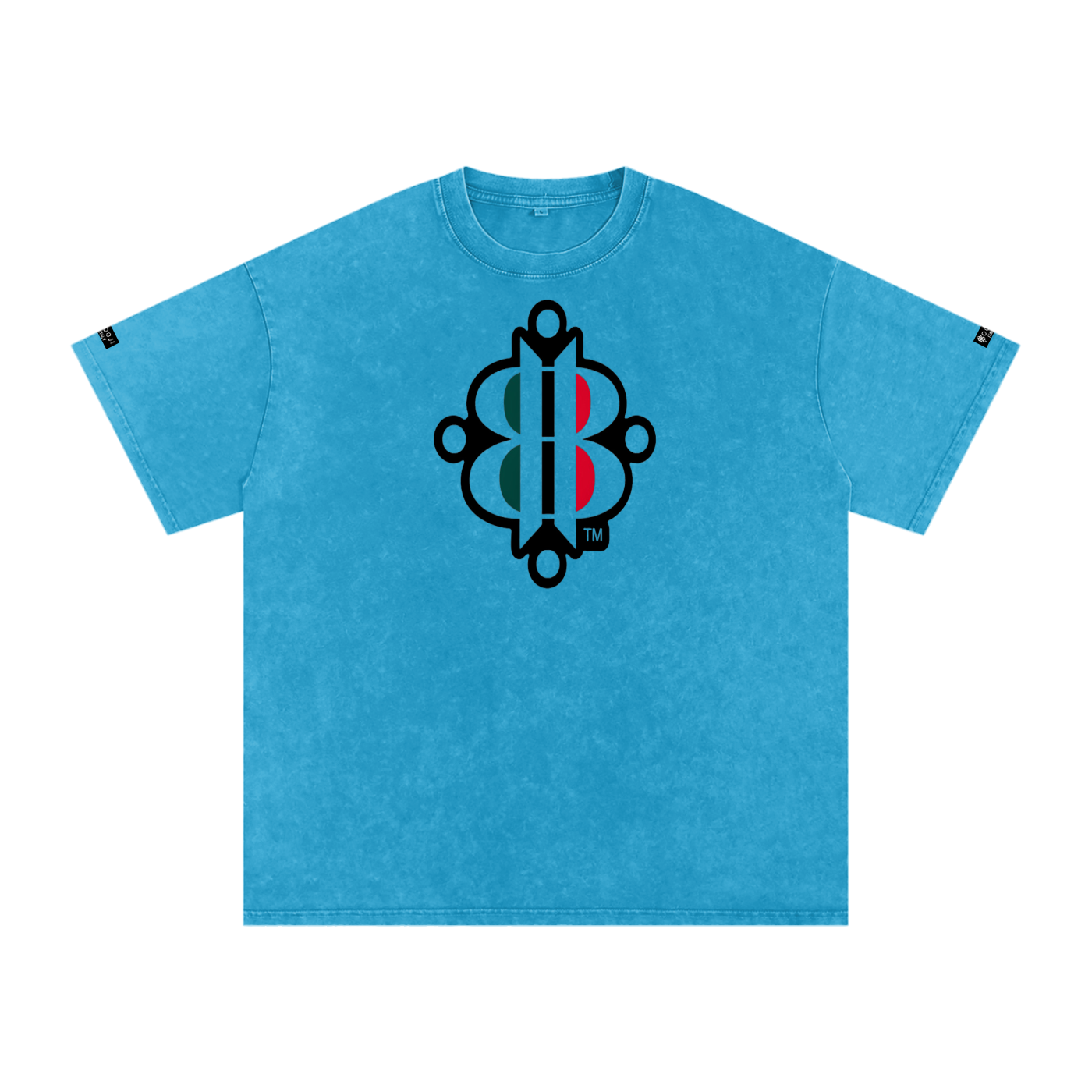 BOOJI ITALY "FLY DENIM MFR." SNOW WASHED T-SHIRT