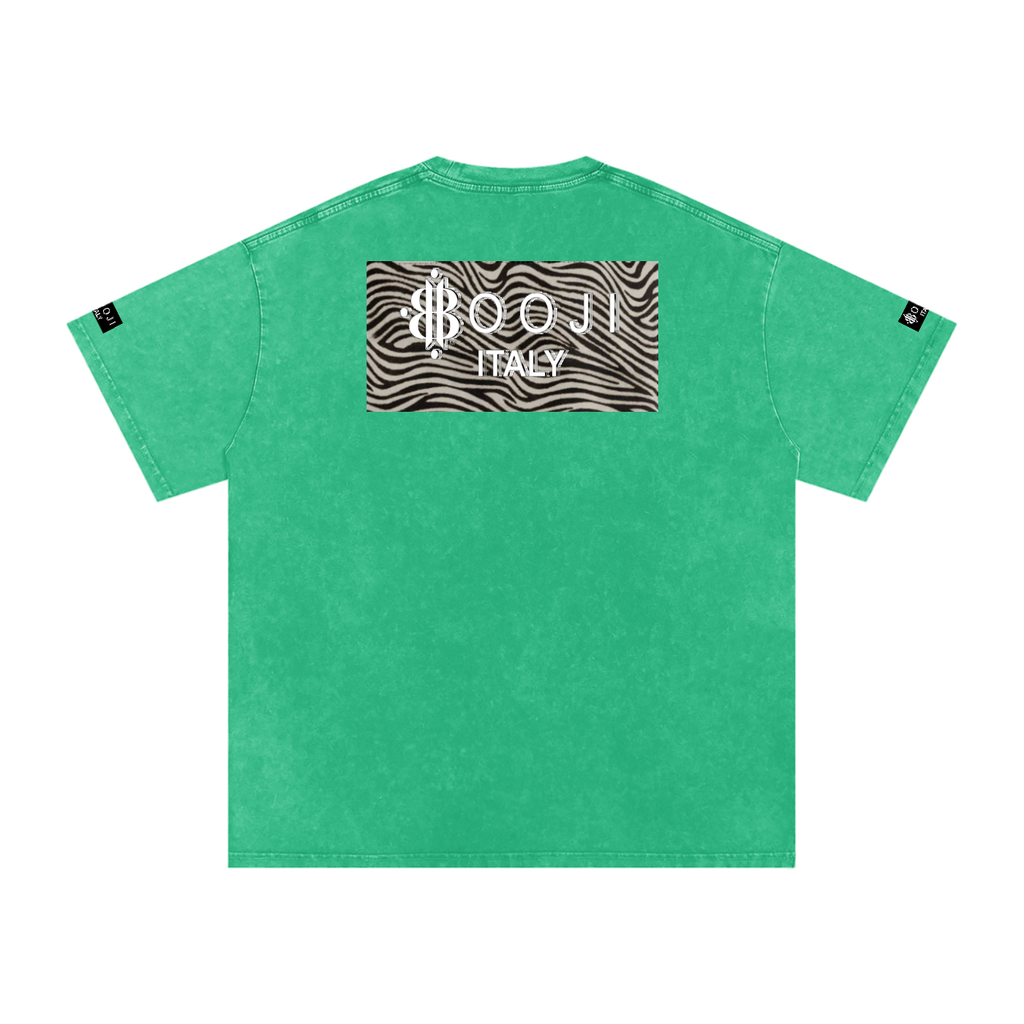 BOOJI ITALY WILD INFLUENCE Z-BACK SNOW WASHED T-SHIRT