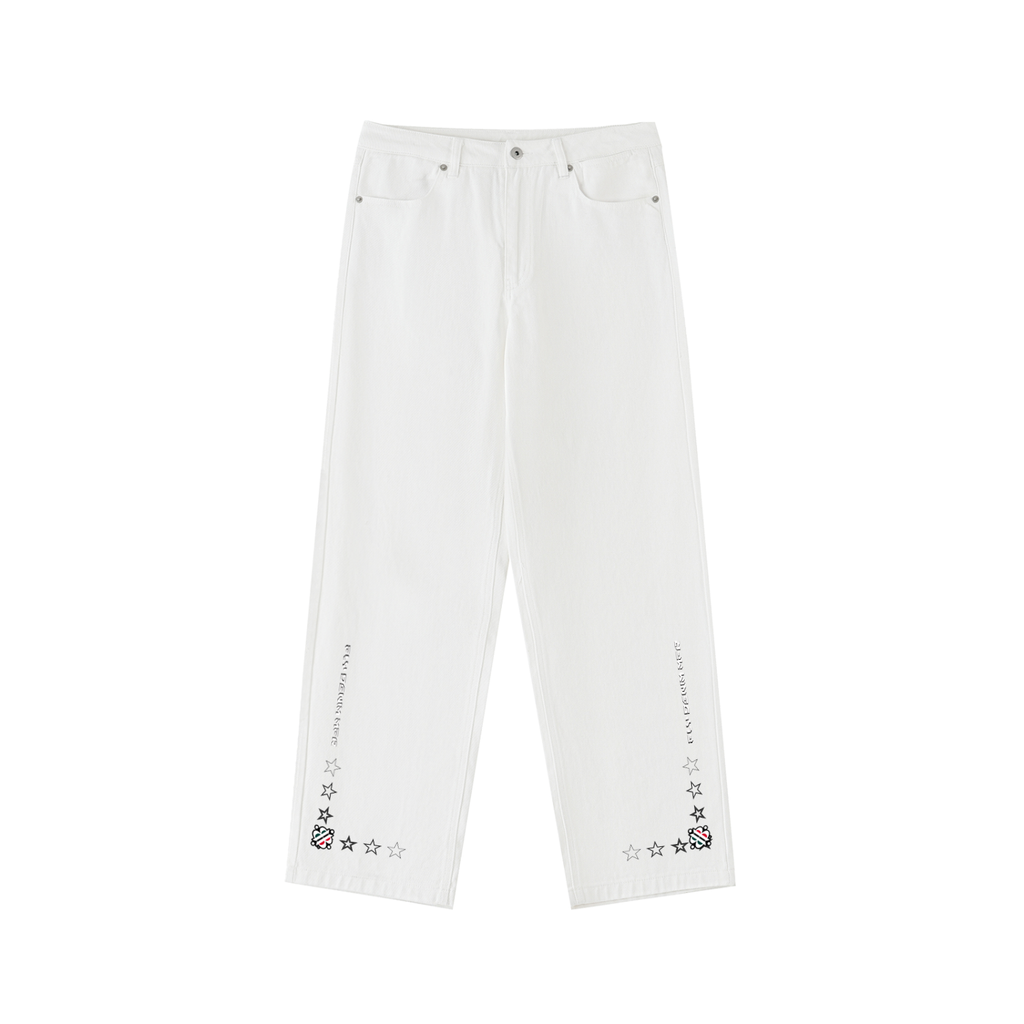 BOOJI ITALY FLY DENIM MFR. COLLECTION MEN'S HEAVYWEIGHT STRAIGHT LEG JEANS