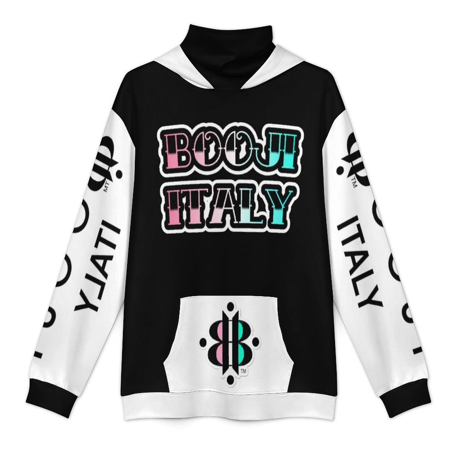 BOOJI INVERTS COLLECTION Men's Hoodie with Mask