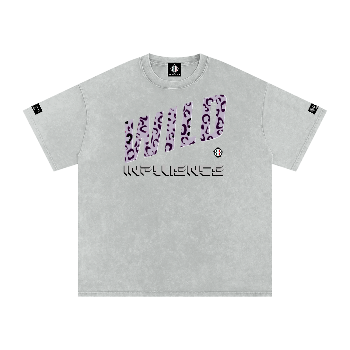 BOOJI ITALY WILD INFLUENCE COLLECTION SNOW WASHED T-SHIRT