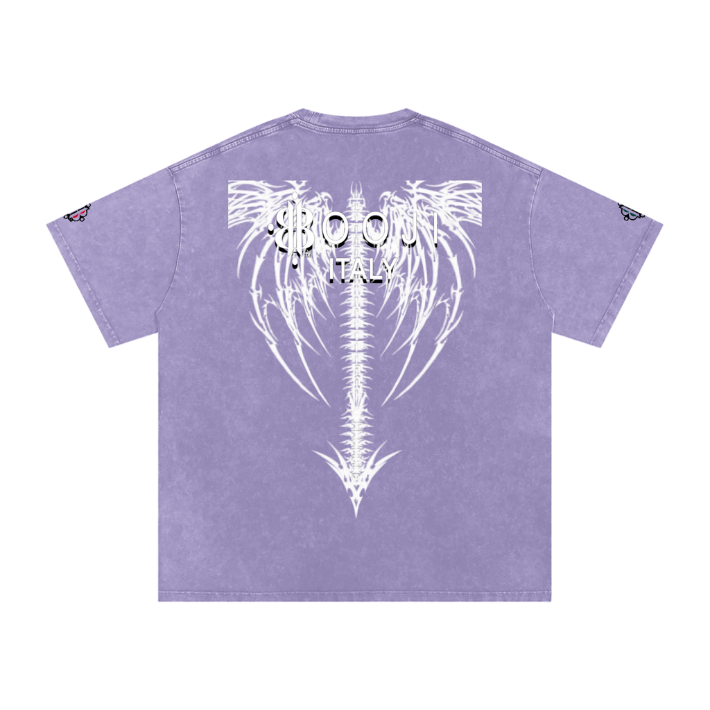 BOOJI ITALY DXXD IN LOVE BUTTERFLIES SNOW WASHED T-SHIRT
