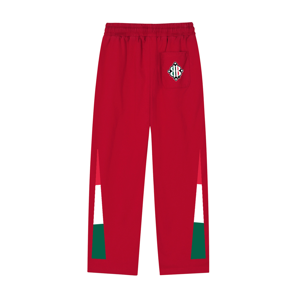 BOOJI ITALY 4 EVER $ LOGO MEN'S REFLECTION STRIPED SWEATPANTS