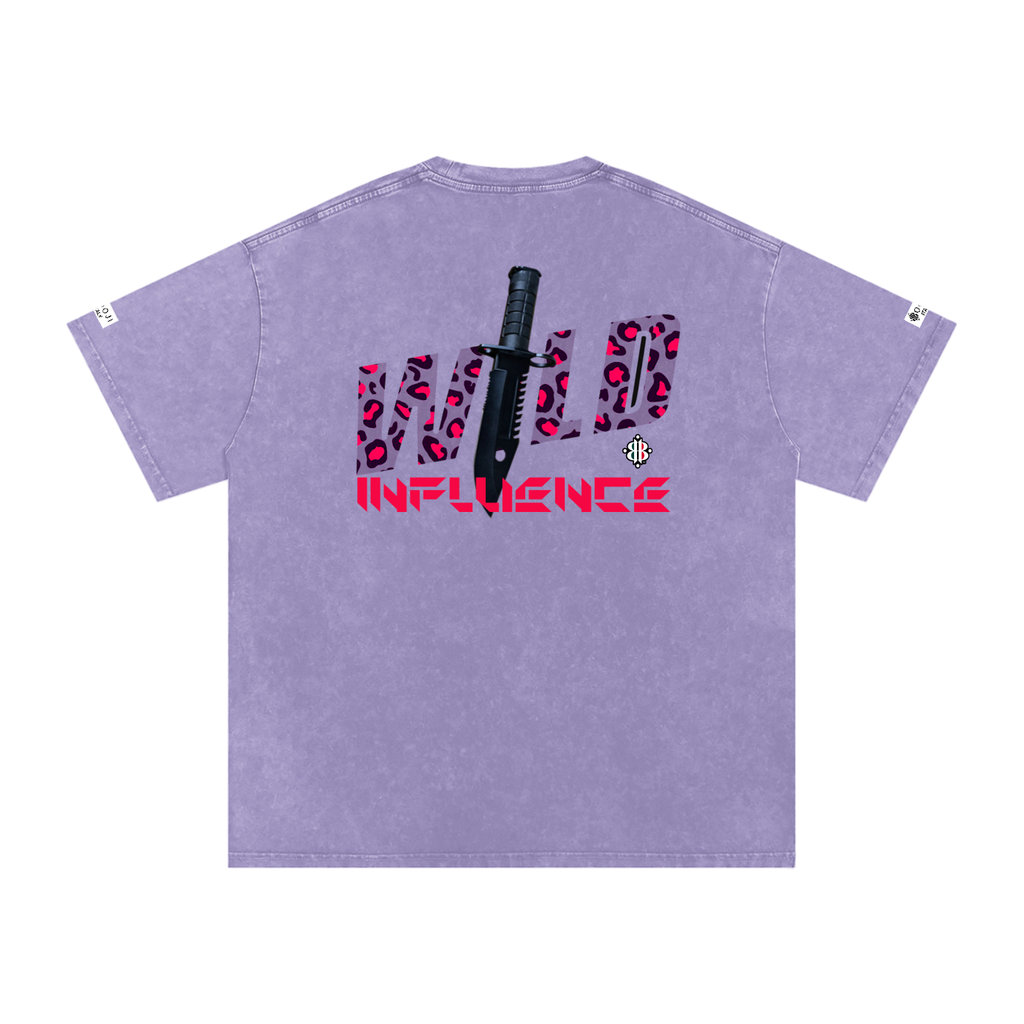 BOOI ITALY WILD INFLUENCE KNIFED SNOW WASHED T-SHIRT