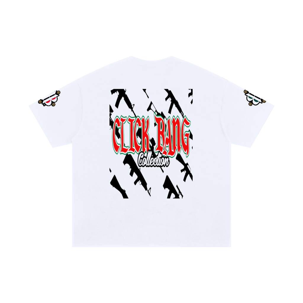BOOJI ITALY CLICK BANG COLLECTION WHITE COTTON T-SHIRT