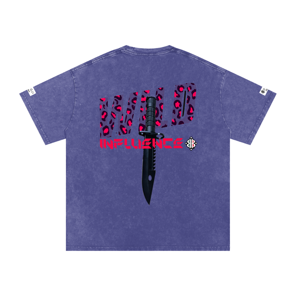 BOOJI ITALY WILD INFLUENCE KNIFE SNOW WASHED T-SHIRT