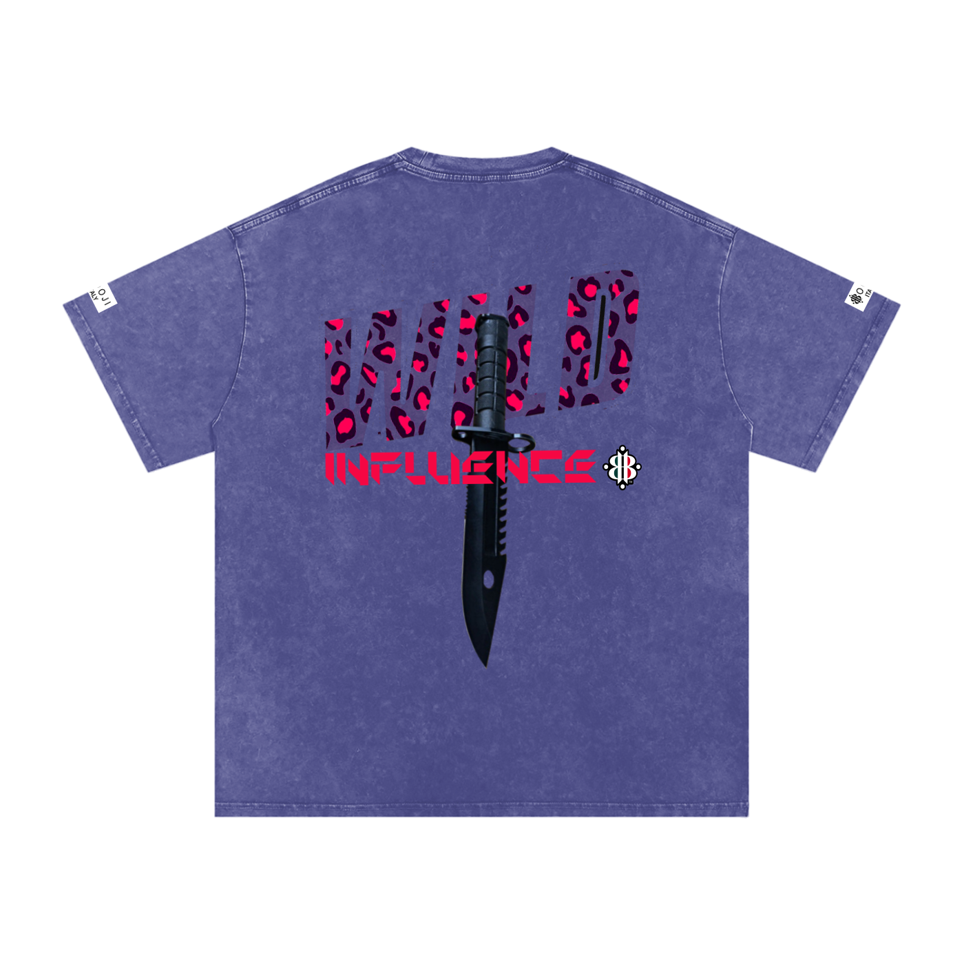 BOOJI ITALY WILD INFLUENCE KNIFE SNOW WASHED T-SHIRT