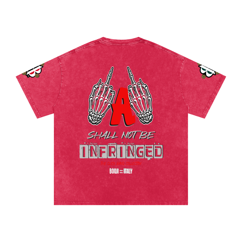 BOOJI ITALY "CLICK BANG COLLECTION" SNOW WASHED T-SHIRT