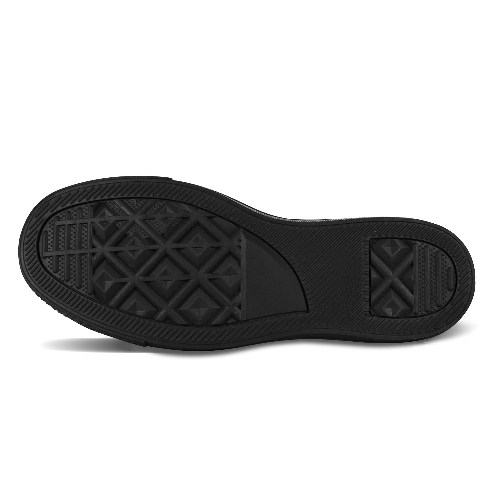 BOOJI ITALY 4 EVER $ LOGO PATTERN MEN'S BLACK CANVAS SHOES