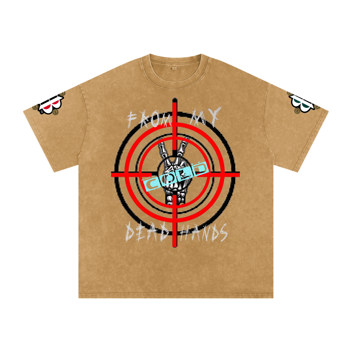 BOOJI ITALY "CLICK BANG COLLECTION" SNOW WASHED T-SHIRT