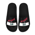 BOOJI ITALY SCARPE DM LOGO BLACK SOLE SLIDES Women's Slide Sandals(Model 057)