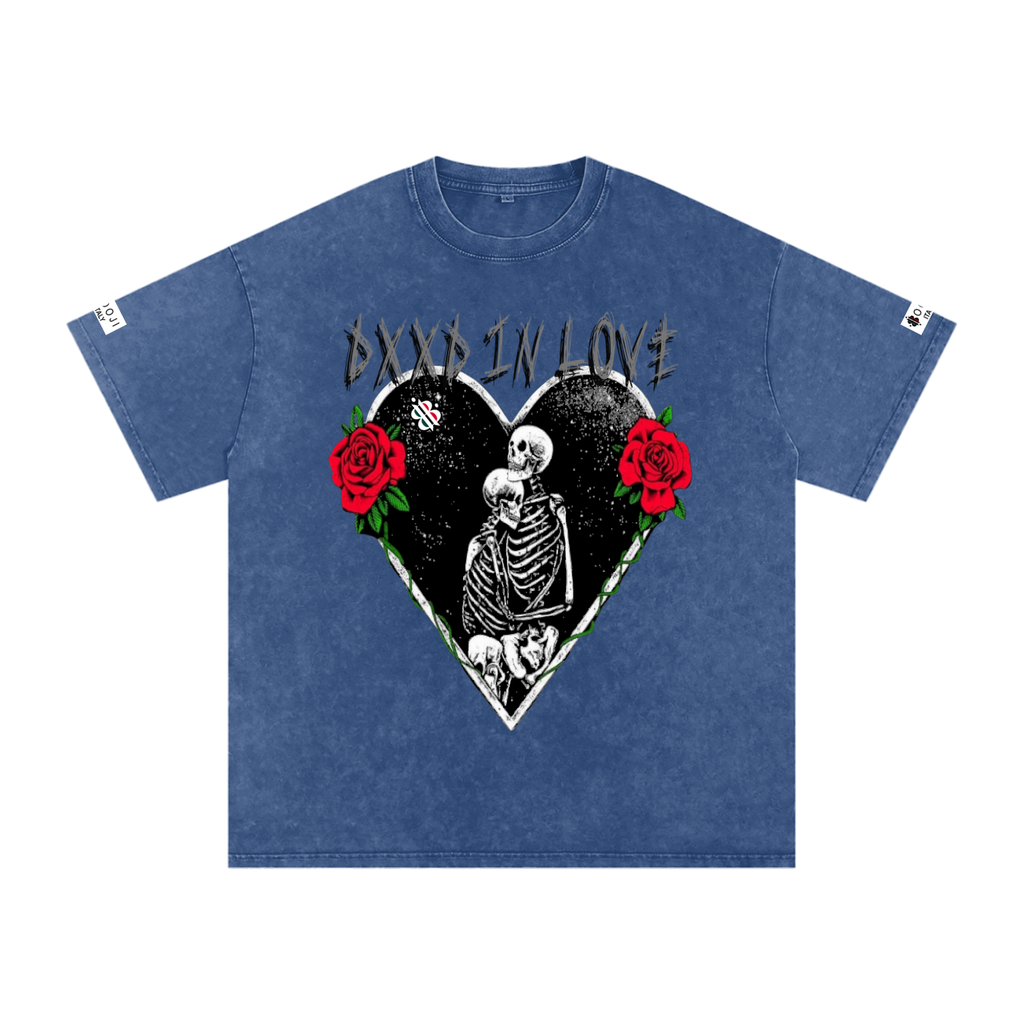 BOOJI ITALY "DXXD IN LOVE" SNOW WASHED T-SHIRT