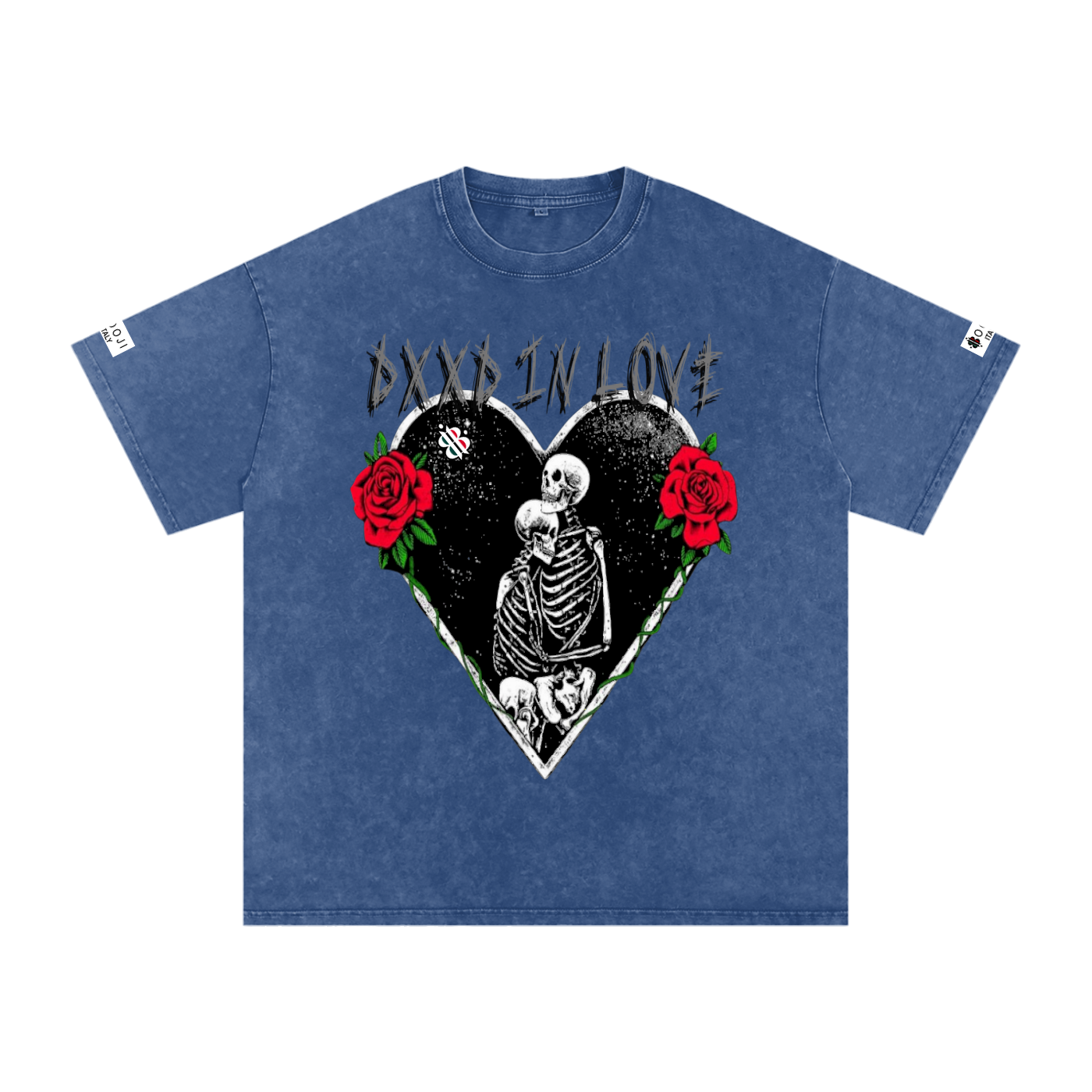 BOOJI ITALY "DXXD IN LOVE" SNOW WASHED T-SHIRT