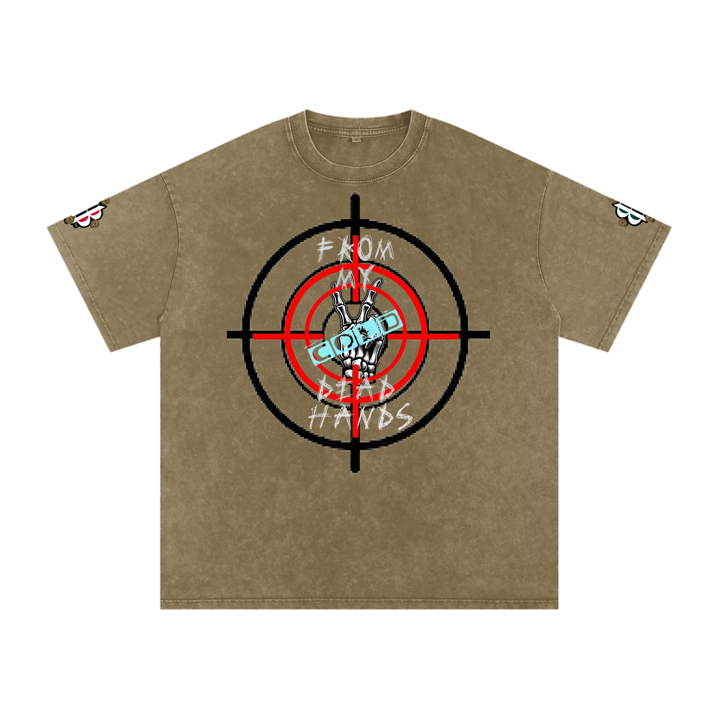 BOOJI ITALY CLICK BANG COLLECTION MENS SNOW WASHED T-SHIRT