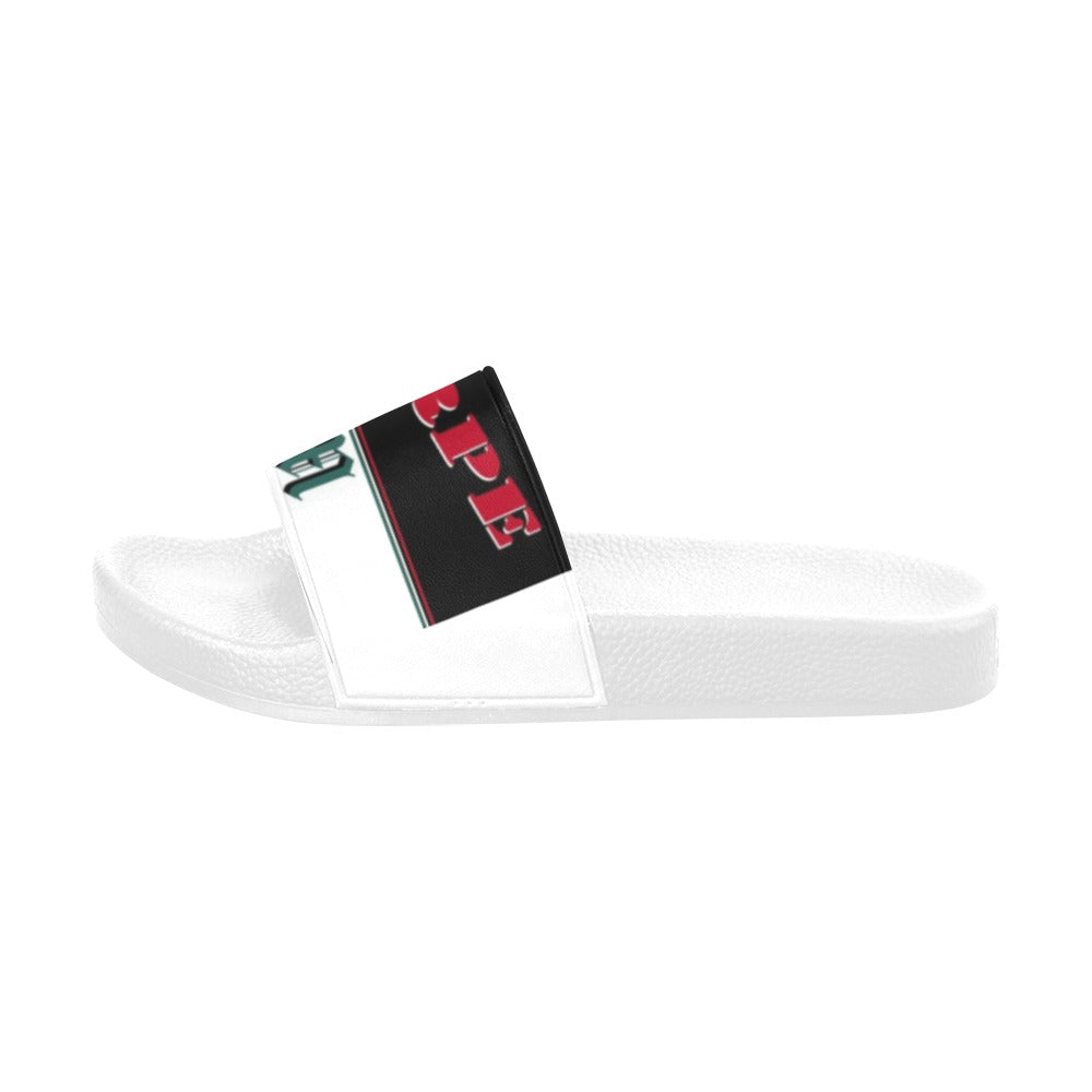 BOOJI ITALY SCARPE DM LOGO MEN'S WHITE SOLE SLIDES