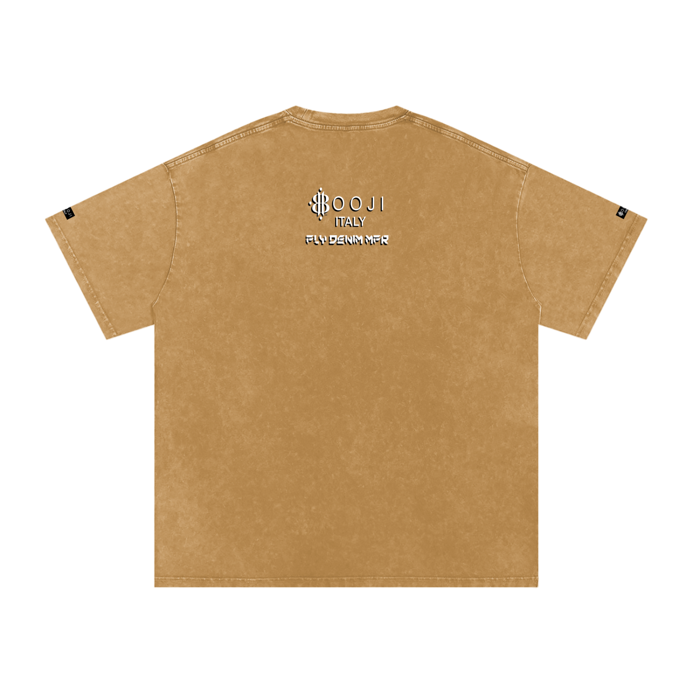 BOOJI ITALY "FLY DENIM MFR." SNOW WASHED T-SHIRT
