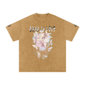 BOOJI ITALY "DXXD IN LOVE" LINE SNOW WASHED T-SHIRT
