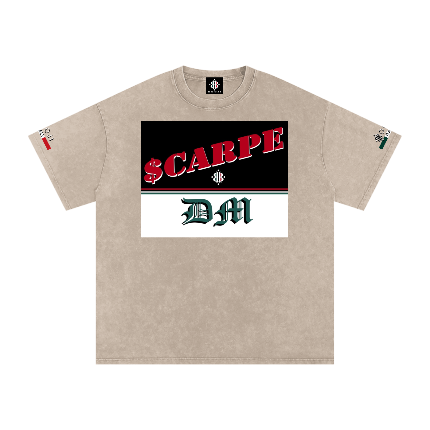 BOOJI ITALY SCARPE DM COLLECTION SNOW WASHED T-SHIRT