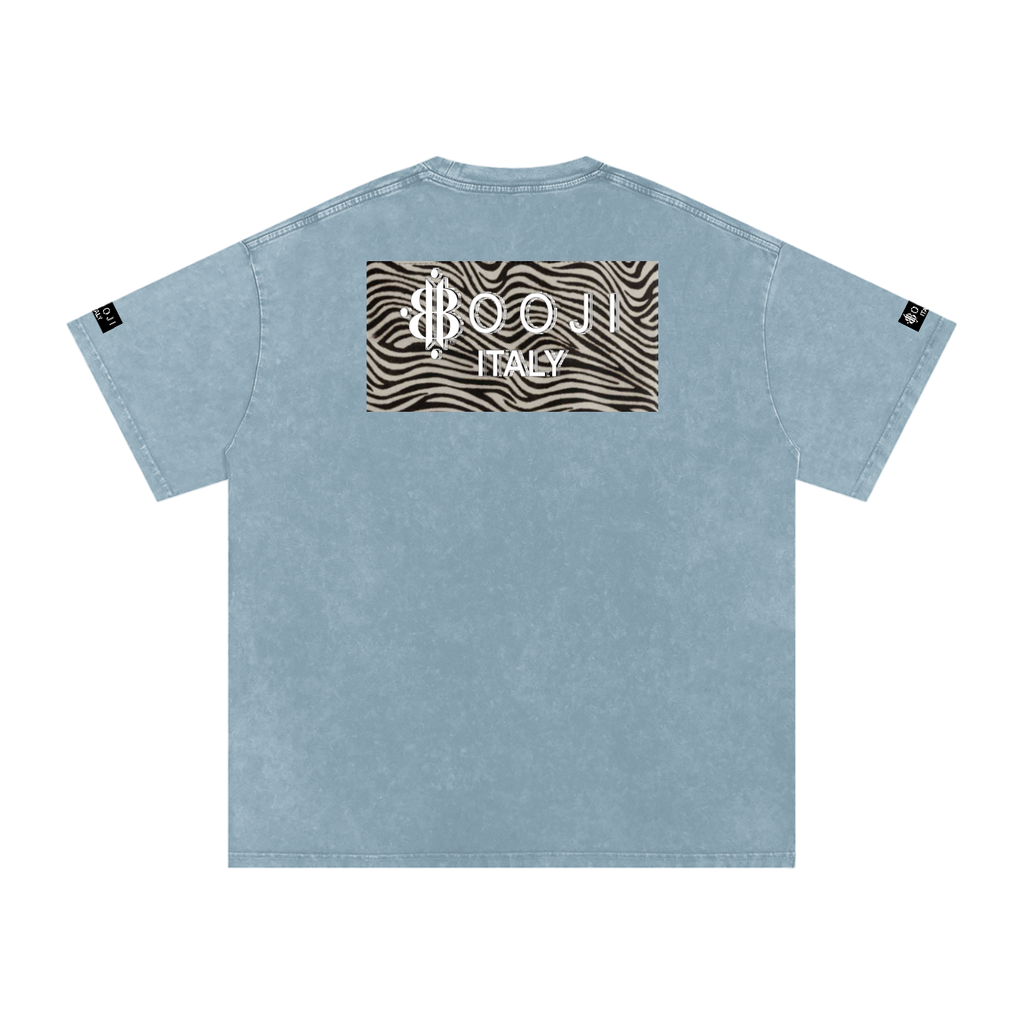 BOOJI ITALY WILD INFLUENCE Z-BACK SNOW WASHED T-SHIRT